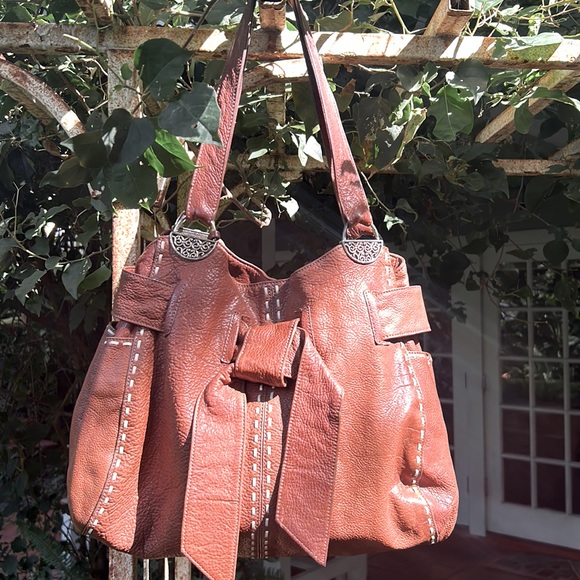 Brighton Bags Brighton Leather Bow Shoulder Bag Poshmark